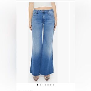 MOTHER Lil Roller Fray Flare jeans